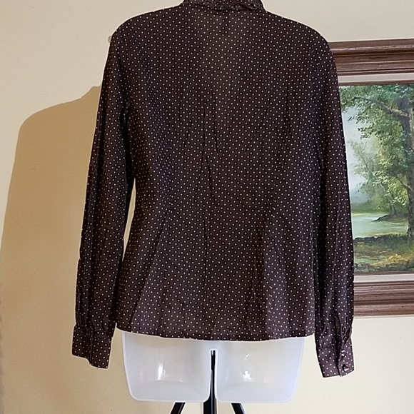 Fossil button up long sleeve top  e19 - Picture 2 of 5